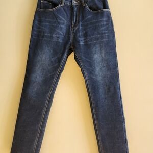 Classic Navy Straight Fit Jeans